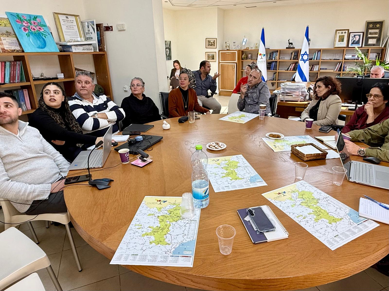 בביקור במועצה האזורית